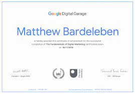 google certificaat online marketing