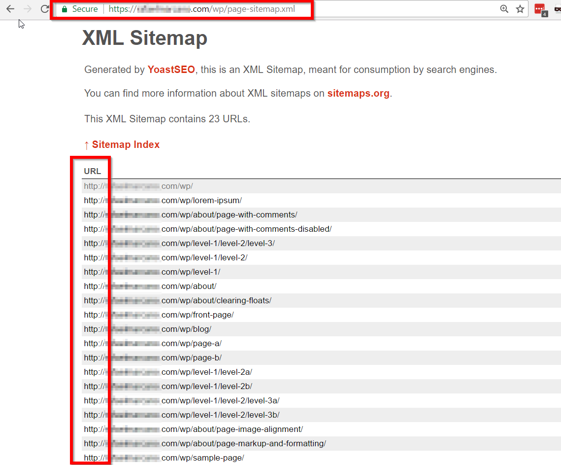 yoast seo xml